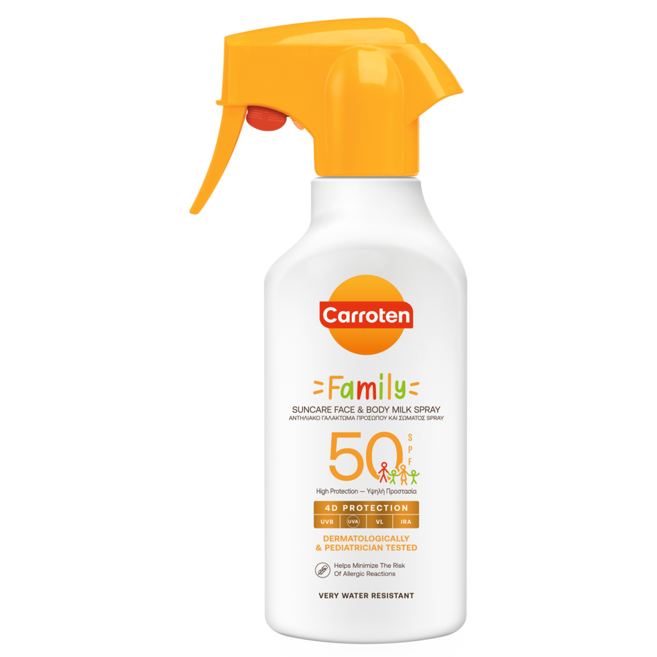 CARROTEN - FAMILY Suncare Face & Body Milk Spray SPF50 - 270ml